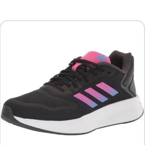 Adidas Black and Pink Athletic Shoes with Modern Design